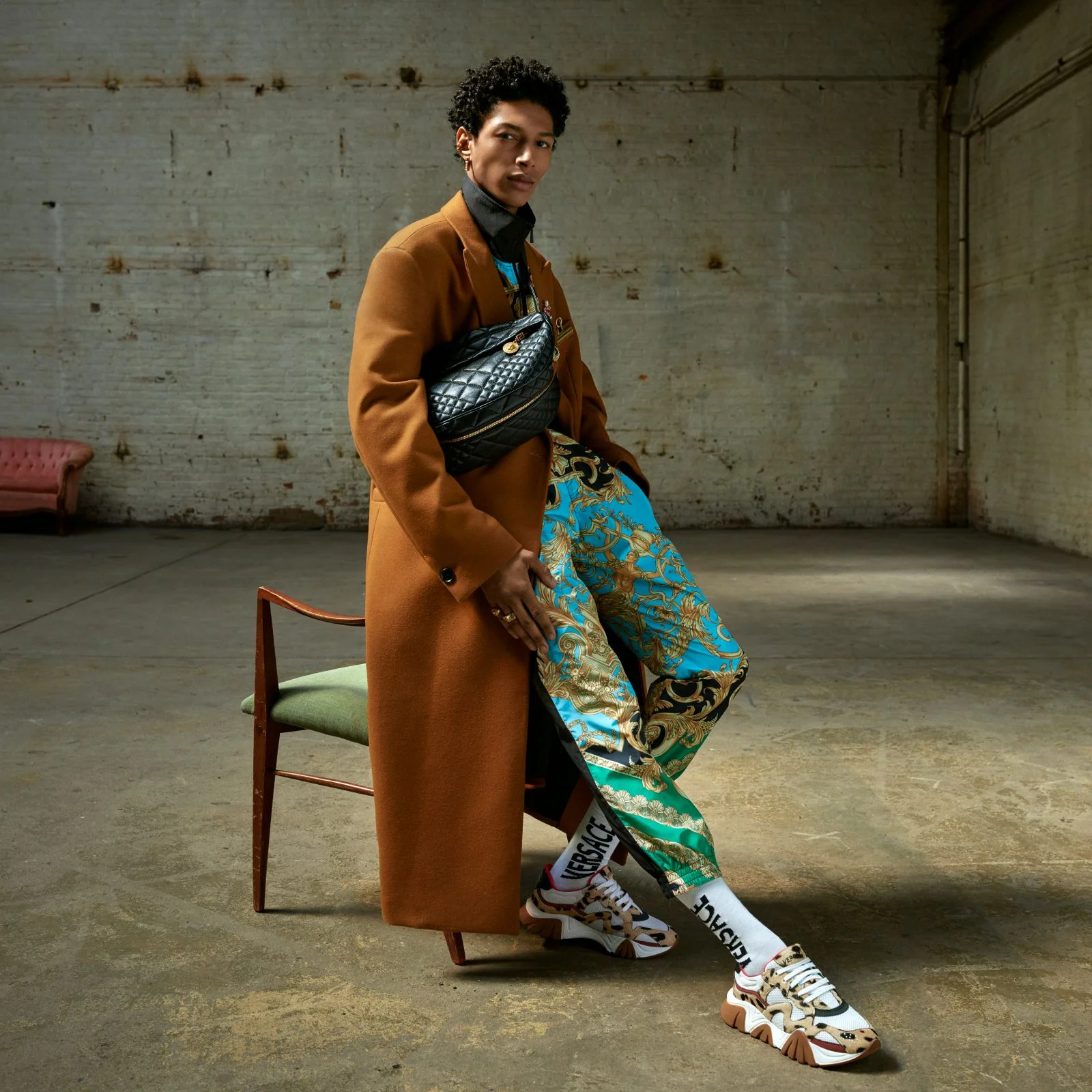 Steven Meisel Eyes Anok, Bente, Kaia+ Yassine In Versace Fall 2019